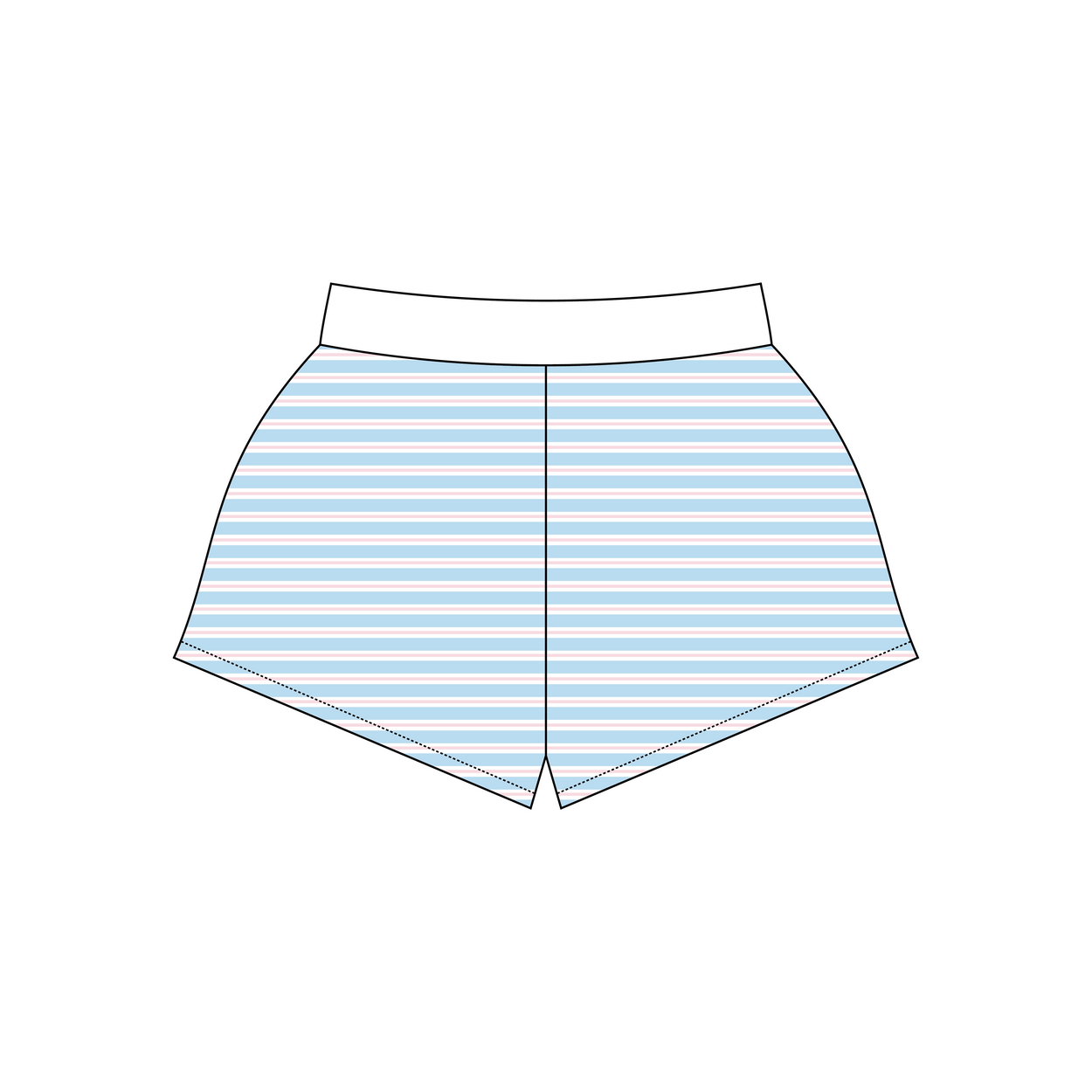 Lafayette College x Delta Gamma 'work week' Ferbie Sweatshorts
