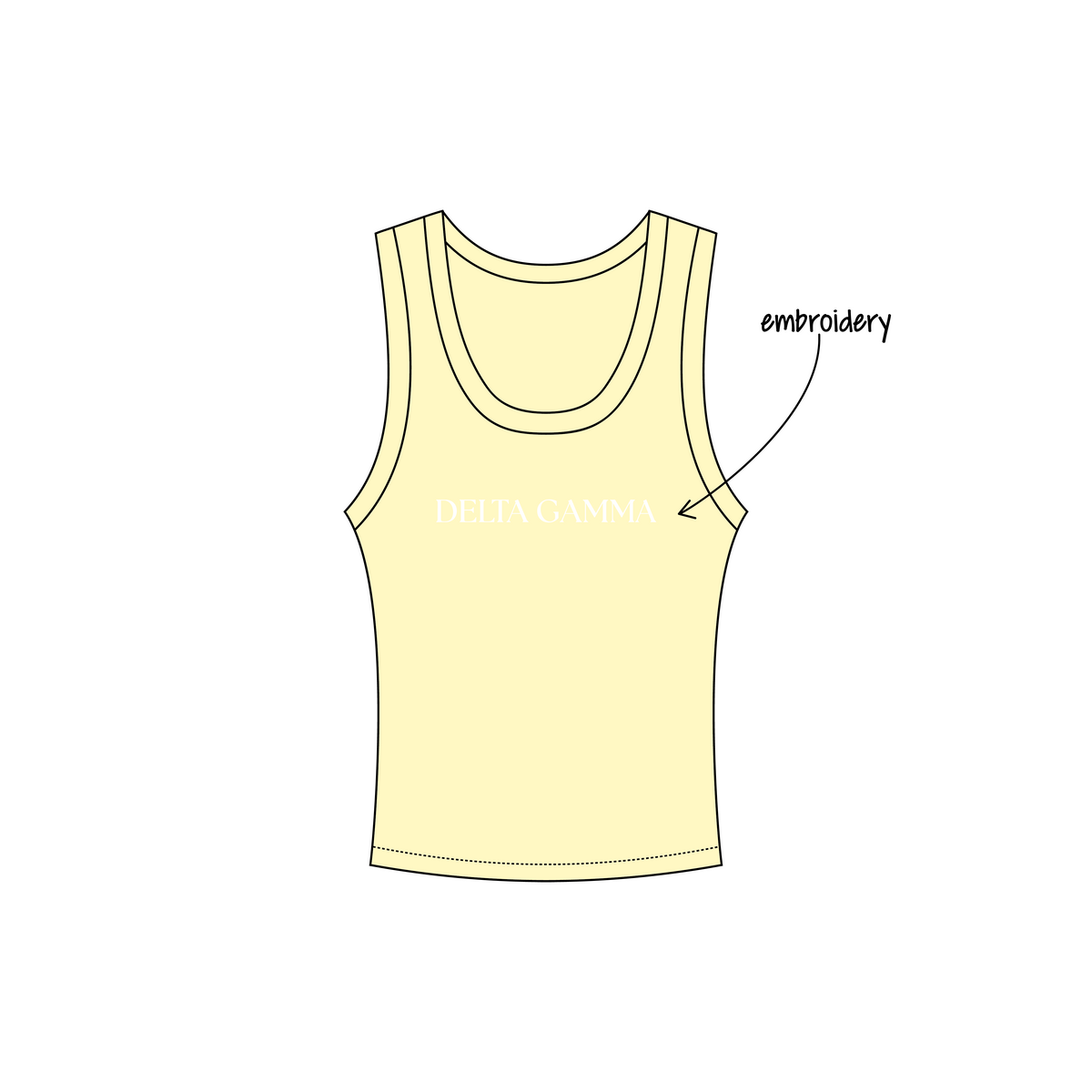 University of Nebraska-Lincoln x Delta Gamma 'Work Week 2026' Nova Tank Top