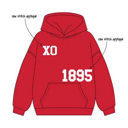 University of New Hampshire x Chi Omega 'fun summer drop' Signature Hoodie