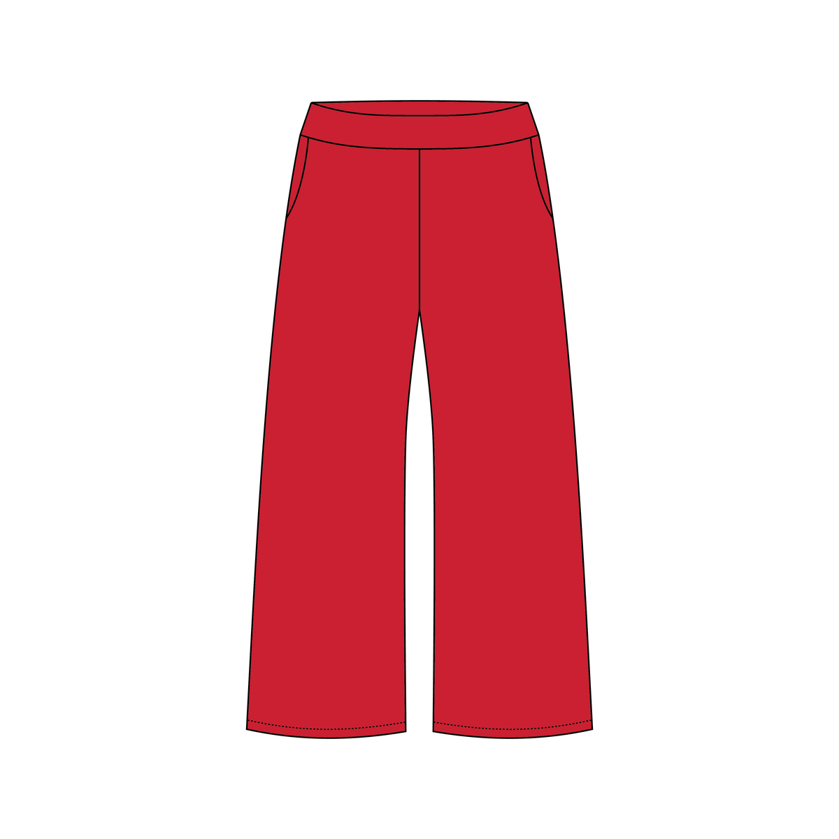 University of New Hampshire x Chi Omega 'fun summer drop' Jagger Wide-Leg Sweatpants