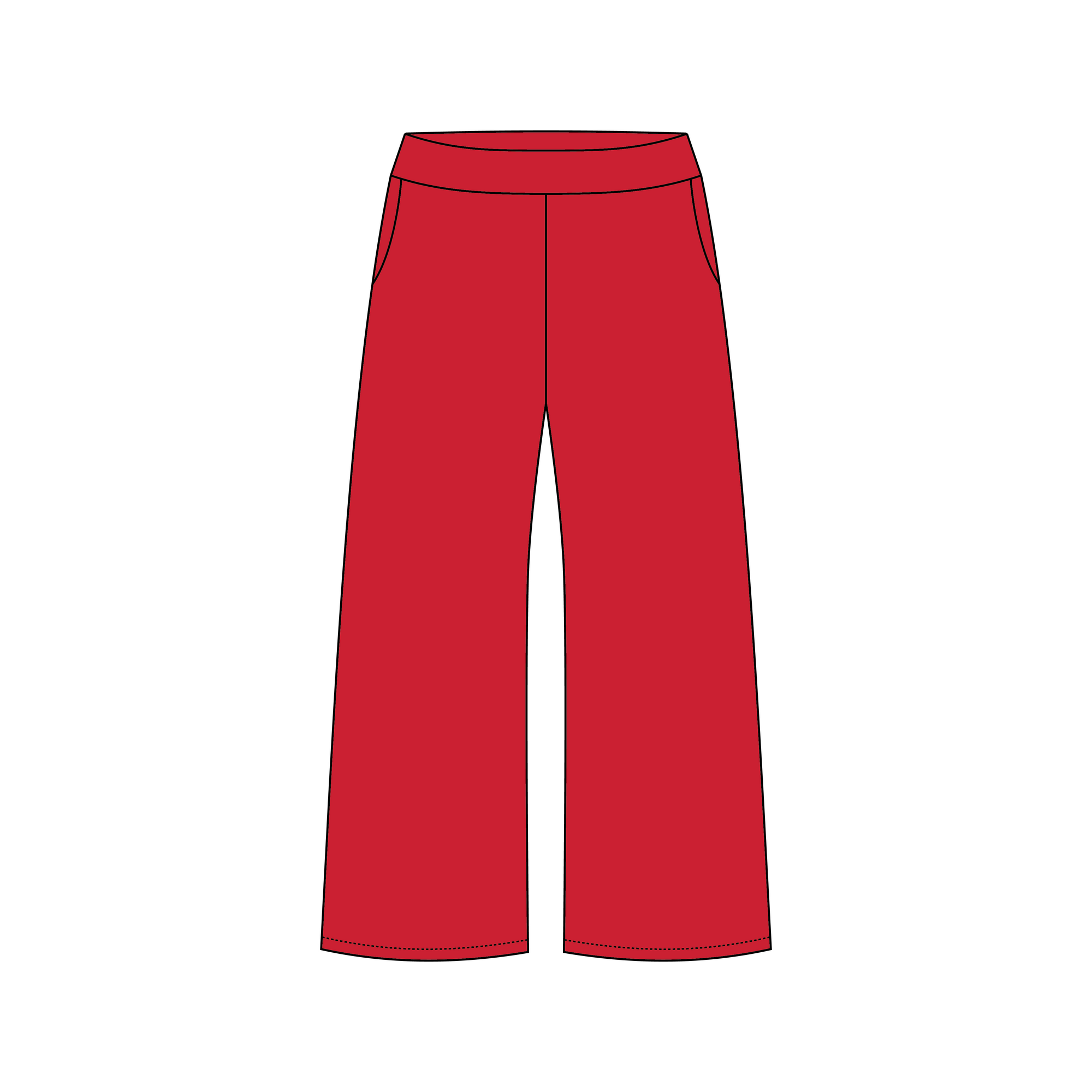 University of New Hampshire x Chi Omega 'fun summer drop' Jagger Wide-Leg Sweatpants