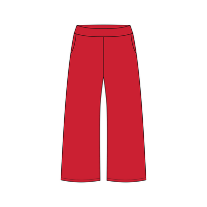 University of New Hampshire x Chi Omega 'fun summer drop' Jagger Wide-Leg Sweatpants