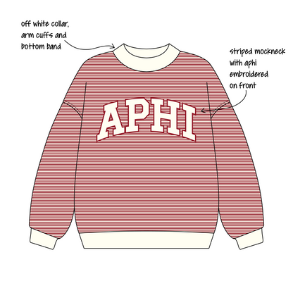 Hofstra University x Alpha Phi 'Fall Merch Drop' Signature Mockneck