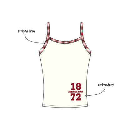 Hofstra University x Alpha Phi 'Fall Merch Drop' Evie Tank Top