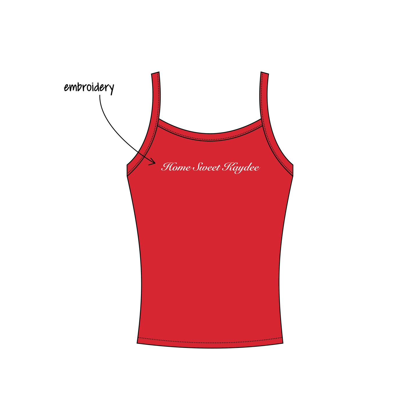 Utah State University x Kappa Delta 'Fall Bid Day' Evie Tank Top