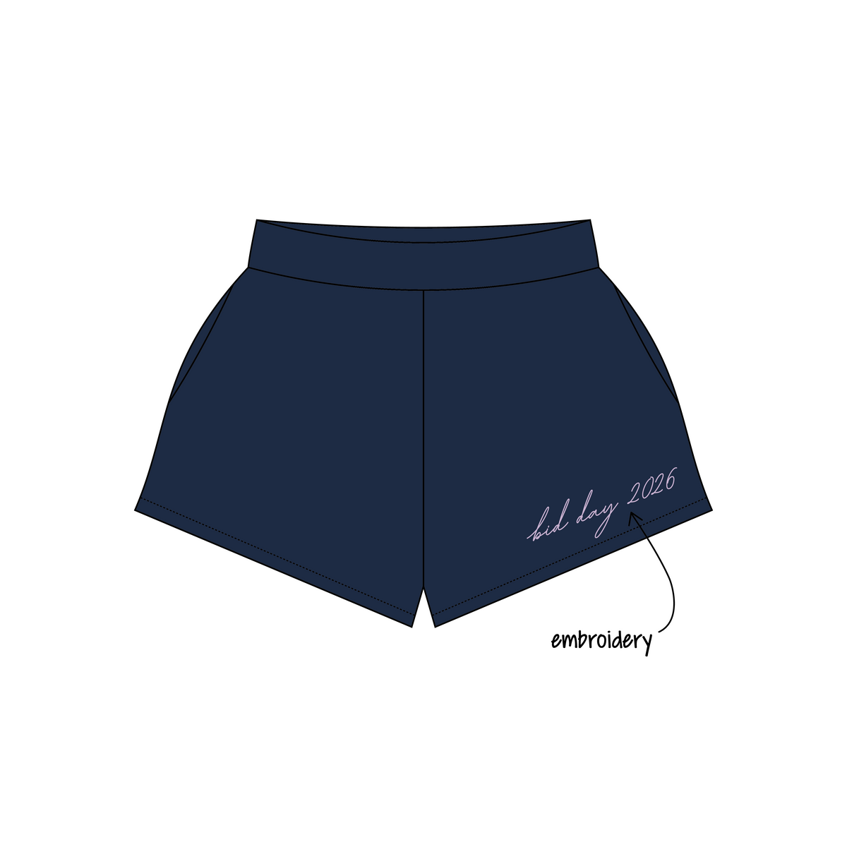 University of Florida x Delta Zeta 'Bid Day Merch' Ferbie Sweatshorts
