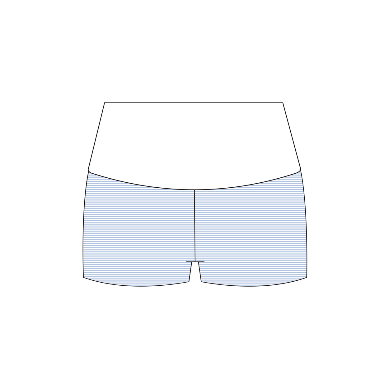 University of Arizona x Chi Omega 'Fall Merch Drop' Haven Foldover Shorts
