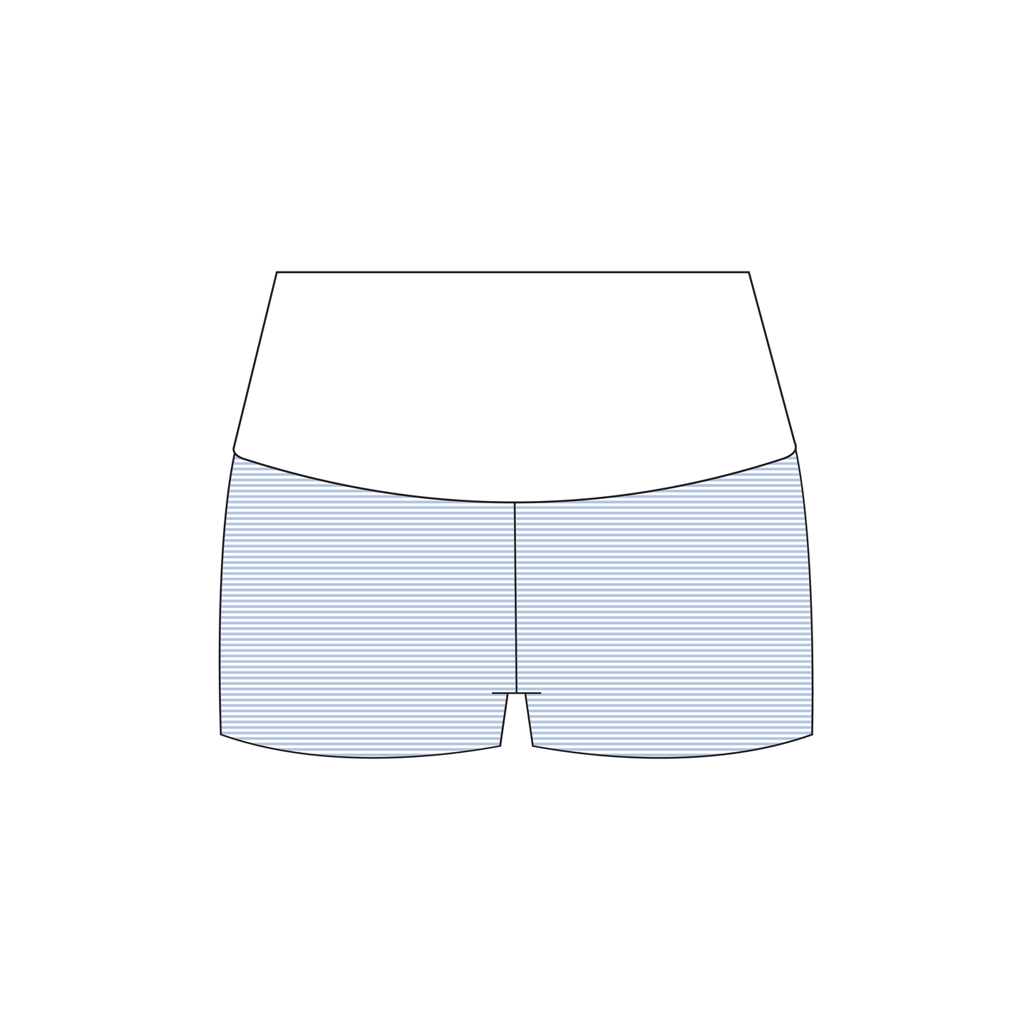 University of Arizona x Chi Omega 'Fall Merch Drop' Haven Foldover Shorts