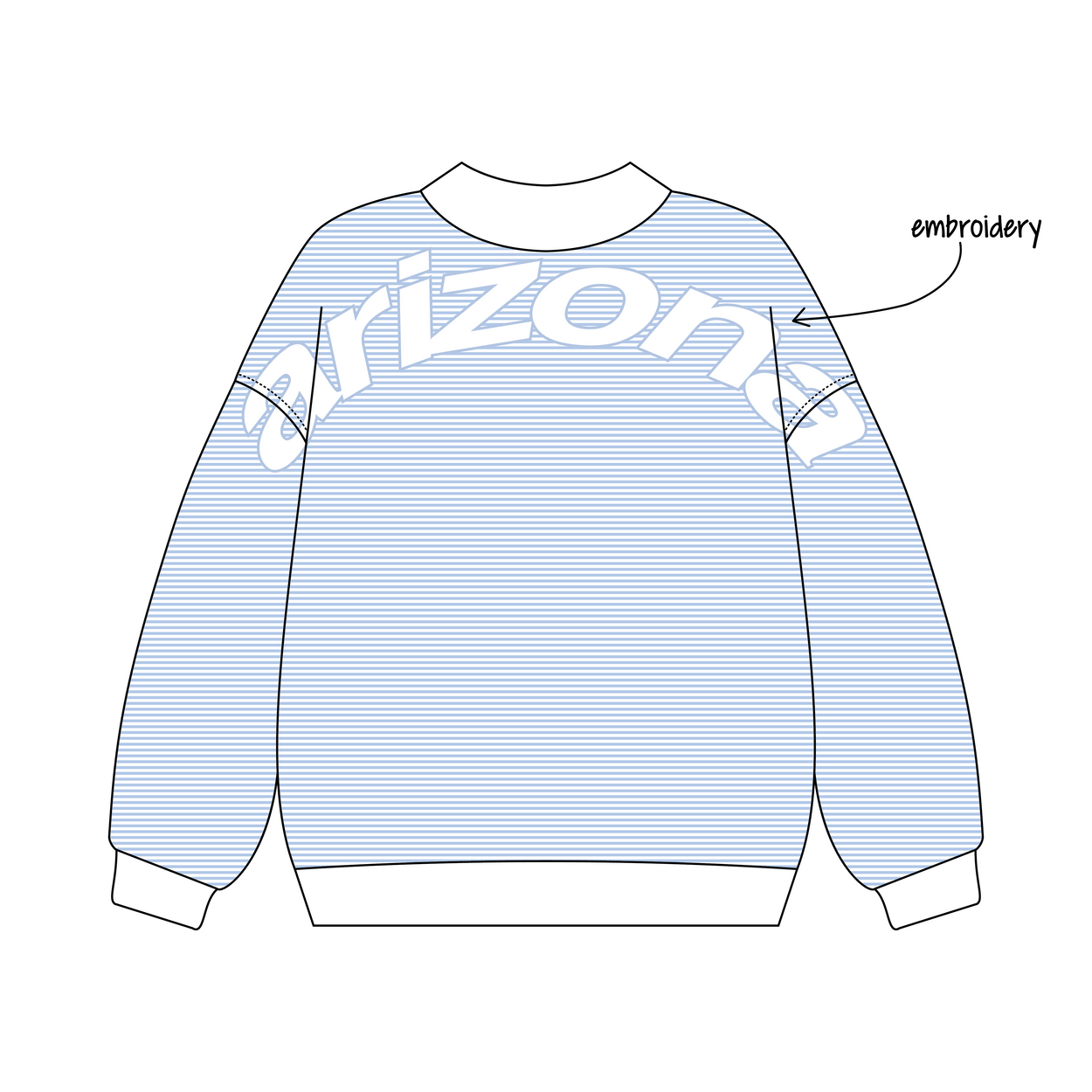 University of Arizona x Chi Omega 'Fall Merch Drop' Signature Mockneck
