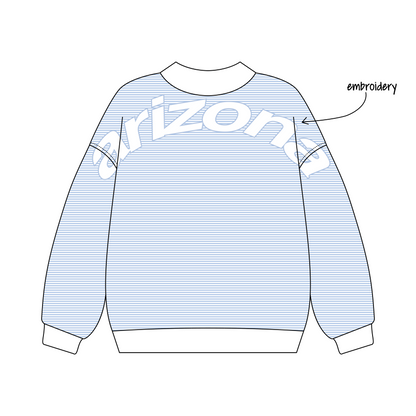 University of Arizona x Chi Omega 'Fall Merch Drop' Signature Mockneck