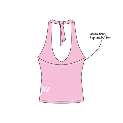 University of Arizona x Chi Omega 'Work week top' Leona Halter Top