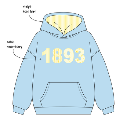 West Virginia University x Alpha Xi Delta 'n/a' Signature Hoodie