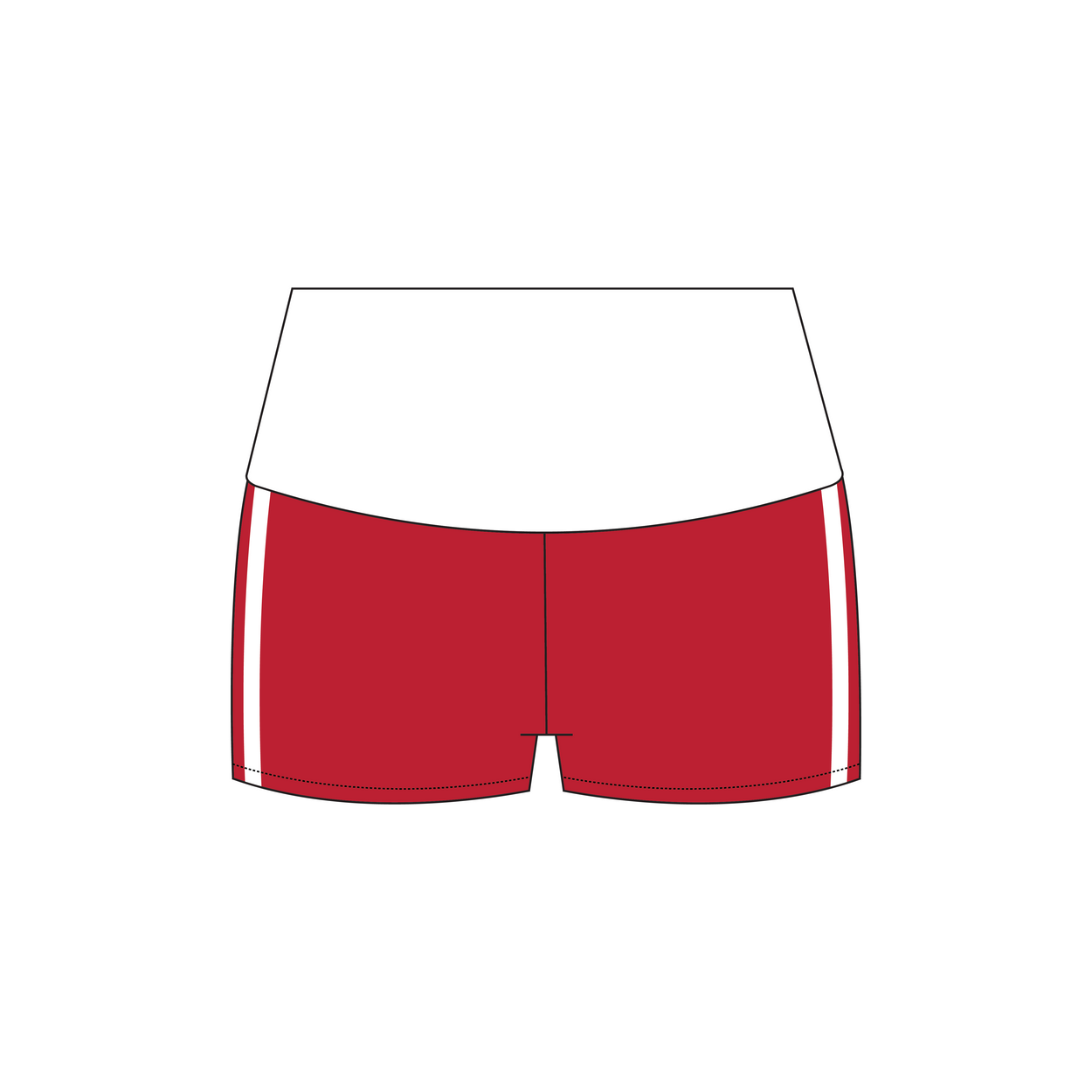 Penn State University x Alpha Xi Delta 'Summer merch' Haven Foldover Shorts