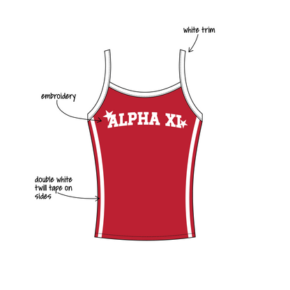 Penn State University x Alpha Xi Delta 'Summer merch' Evie Tank Top