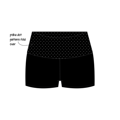 Ohio University x Chi Omega 'Work Week Set' Haven Foldover Shorts