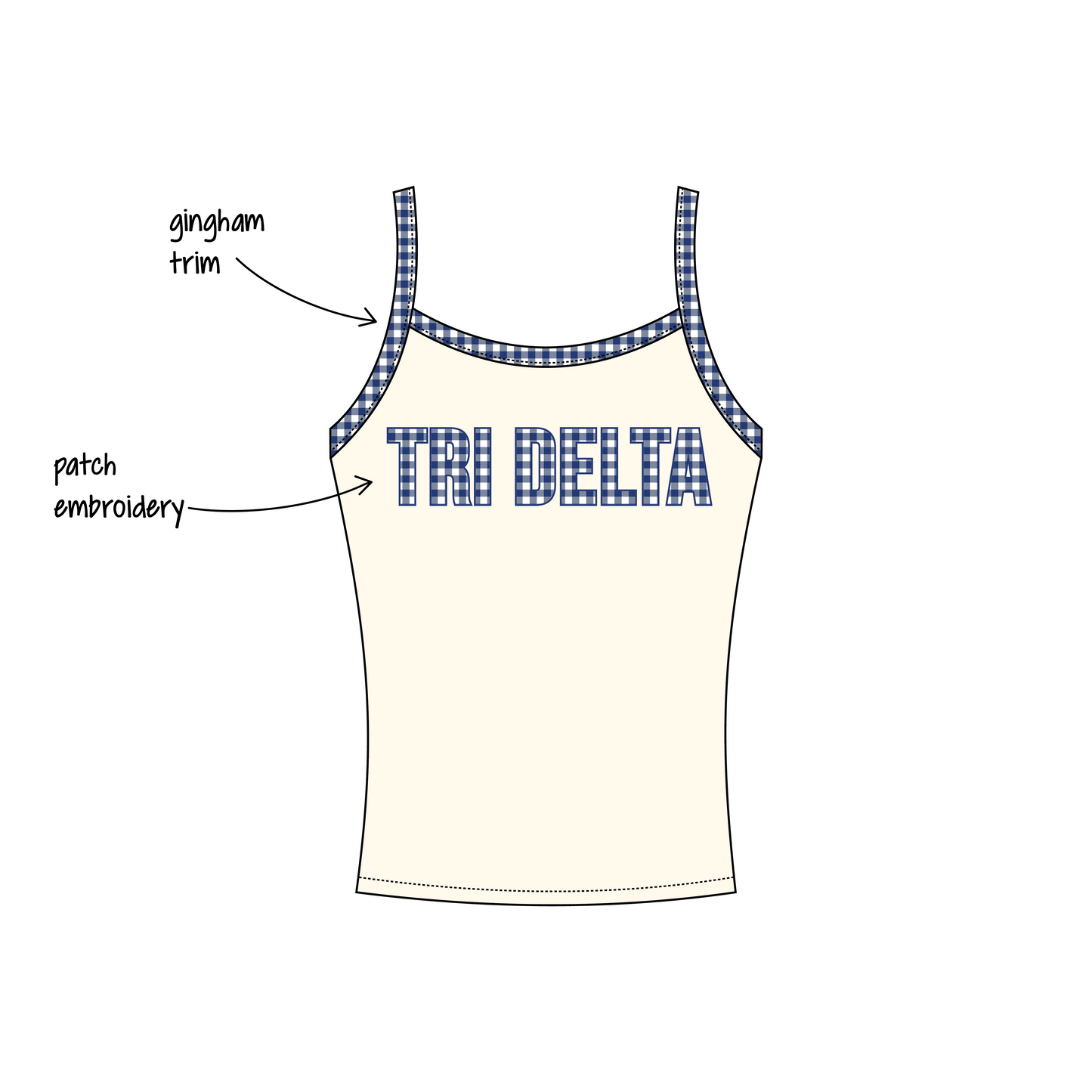 University of Missouri (Mizzou) x Delta Delta Delta 'Work Week 2026' Evie Tank Top