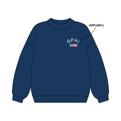 Auburn University x Gamma Phi Beta 'Fourth Of July Order' Signature Mockneck