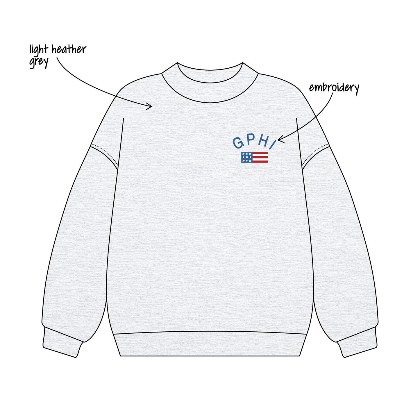 Auburn University x Gamma Phi Beta 'Fourth Of July Order' Signature Mockneck