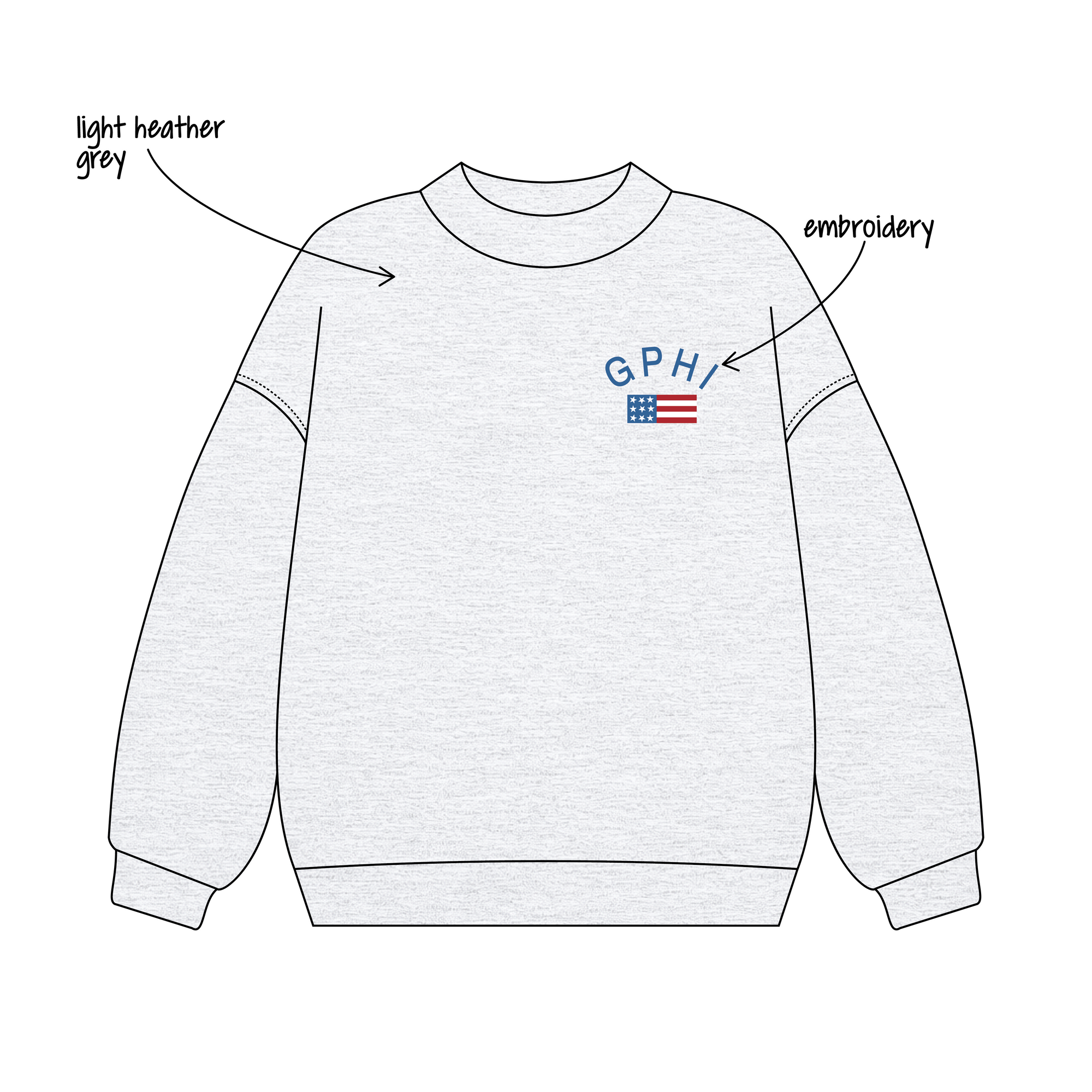 Auburn University x Gamma Phi Beta 'Fourth Of July Order' Signature Mockneck
