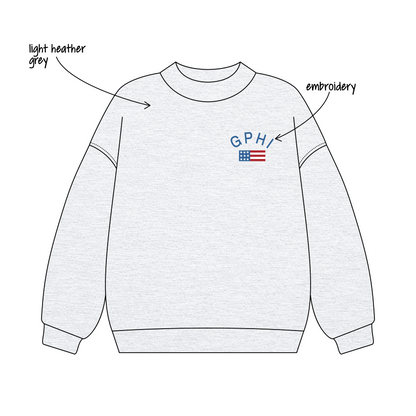 Auburn University x Gamma Phi Beta 'Fourth Of July Order' Signature Mockneck