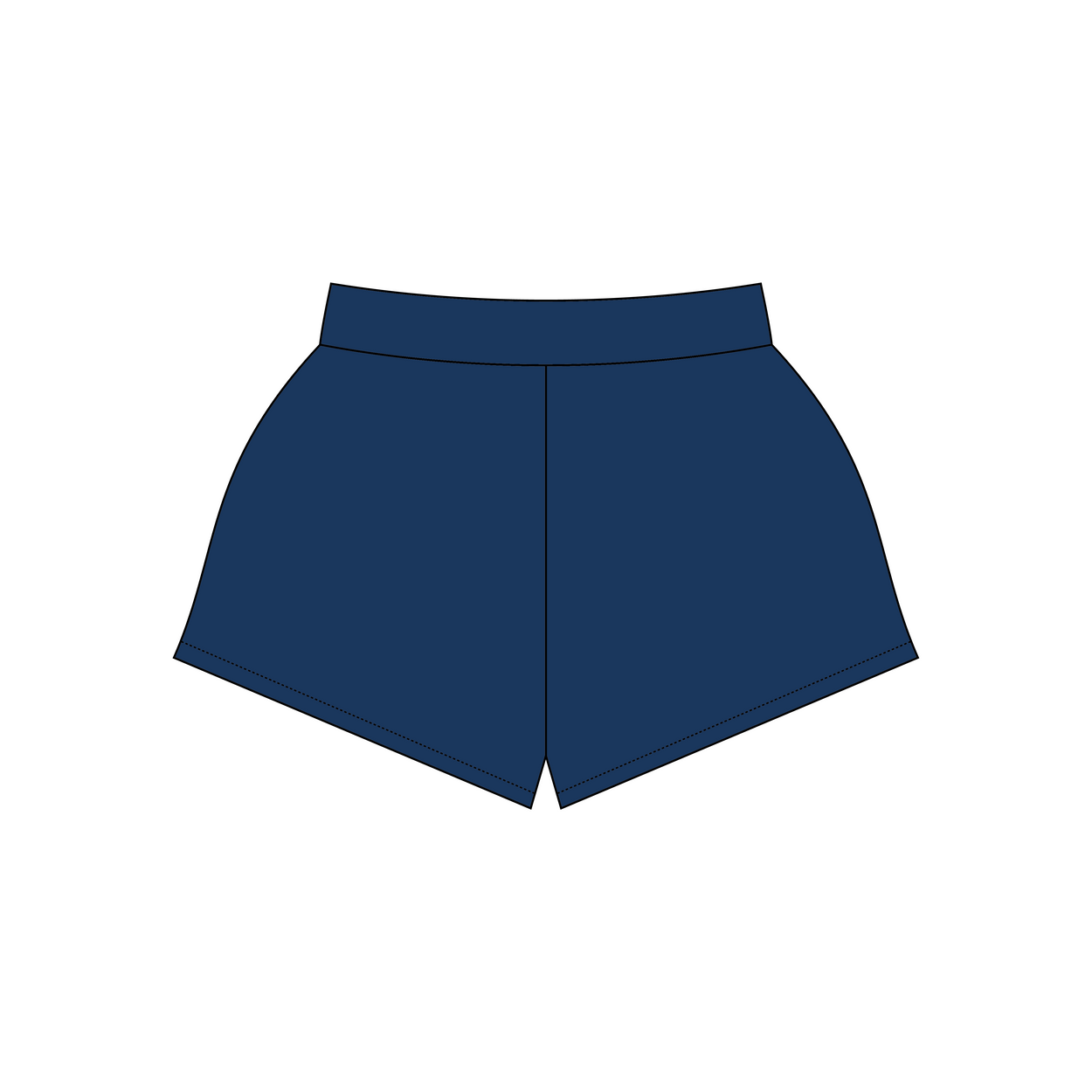 Auburn University x Gamma Phi Beta 'Fourth Of July Order' Ferbie Sweatshorts