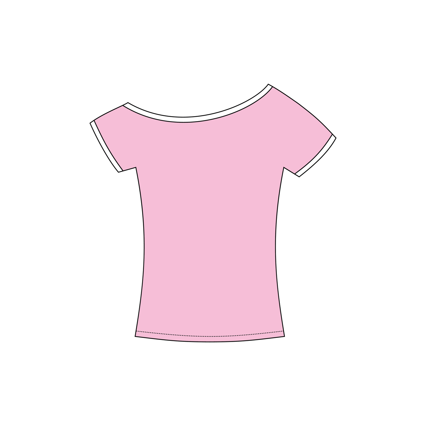 University of Arizona x Chi Omega 'Bid day 2026' Blaine Off-the-Shoulder Baby Tee