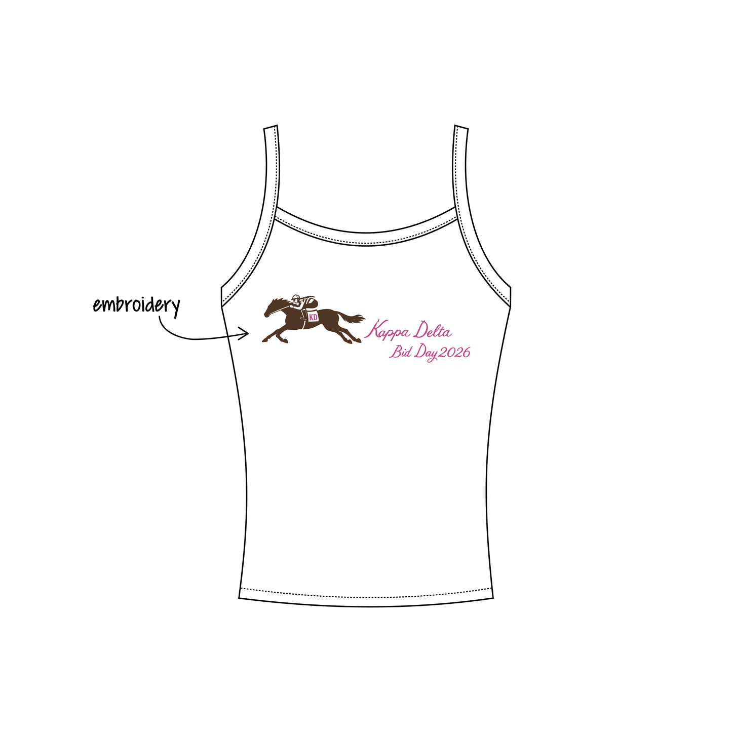 University of Washington x Kappa Delta 'Bid Day 2026!' Evie Tank Top