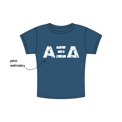 Southwestern University x Alpha Xi Delta 'First Day of Classes' Charlie Baby Tee