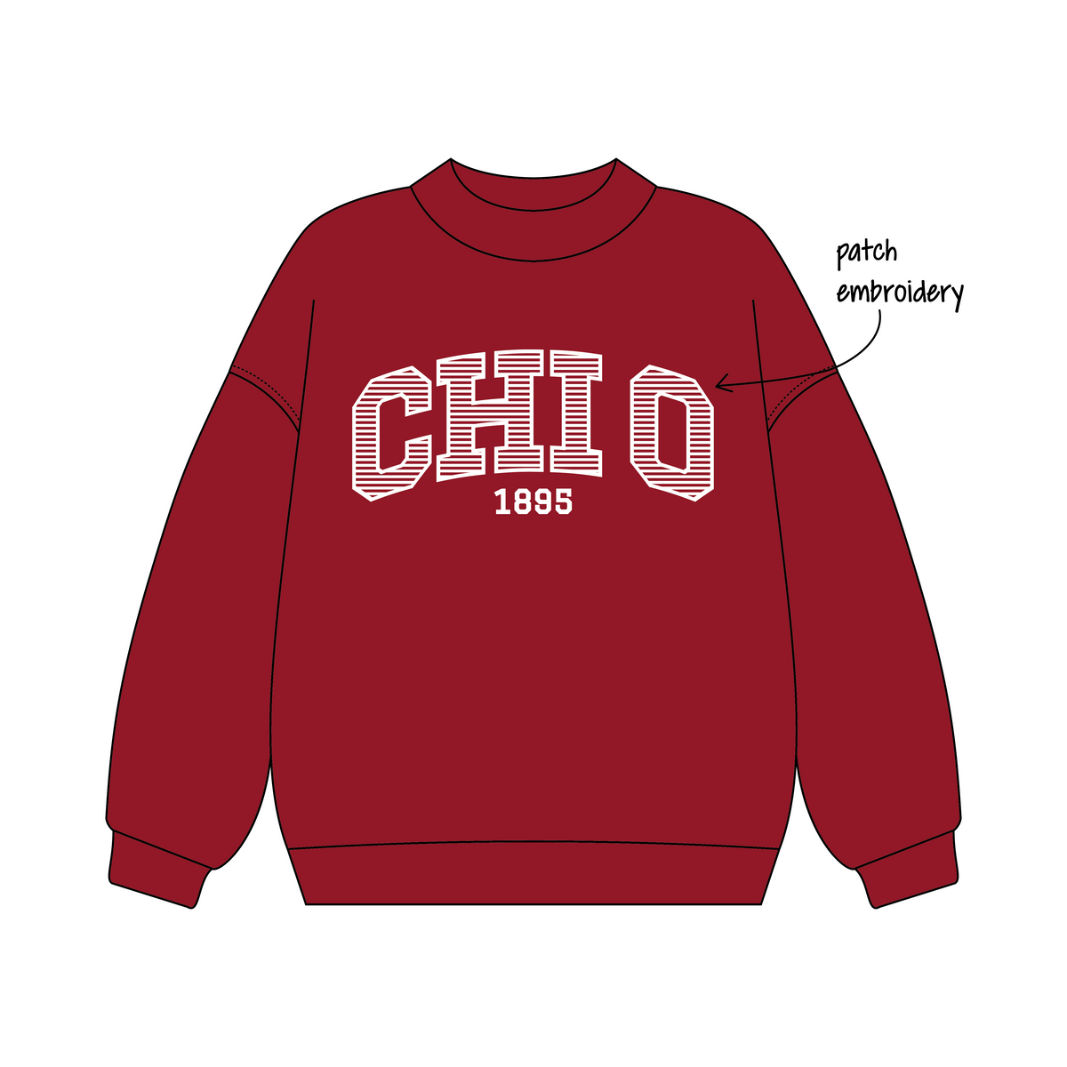 University of Maine x Chi Omega 'Fall Merch' Signature Mockneck