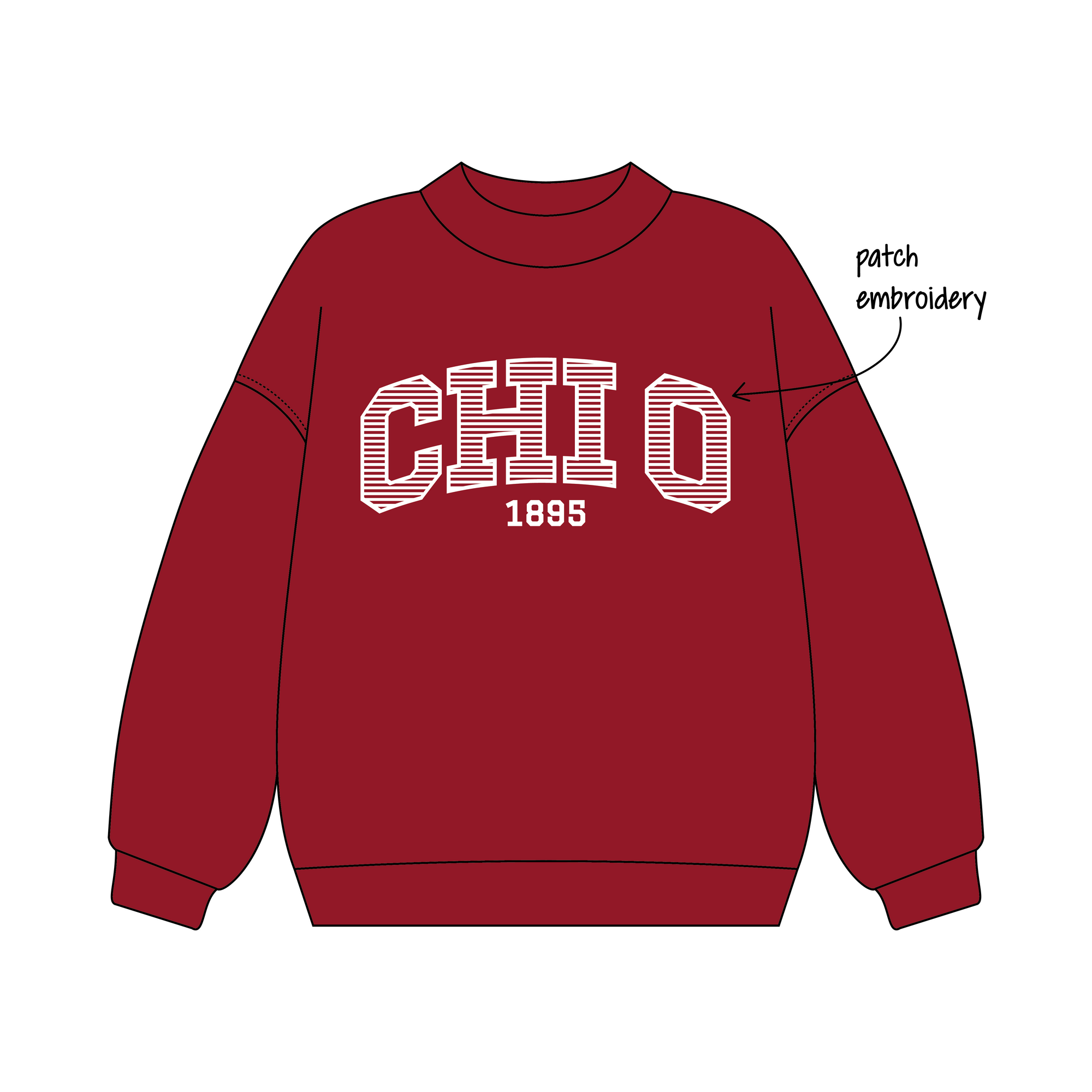 University of Maine x Chi Omega 'Fall Merch' Signature Mockneck