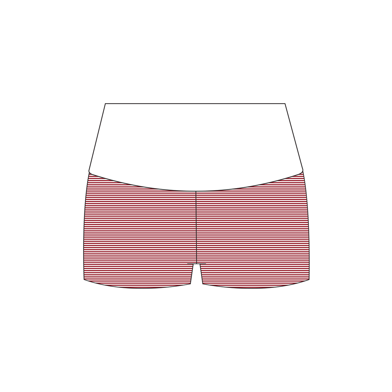 University of Maine x Chi Omega 'Fall Merch' Haven Foldover Shorts