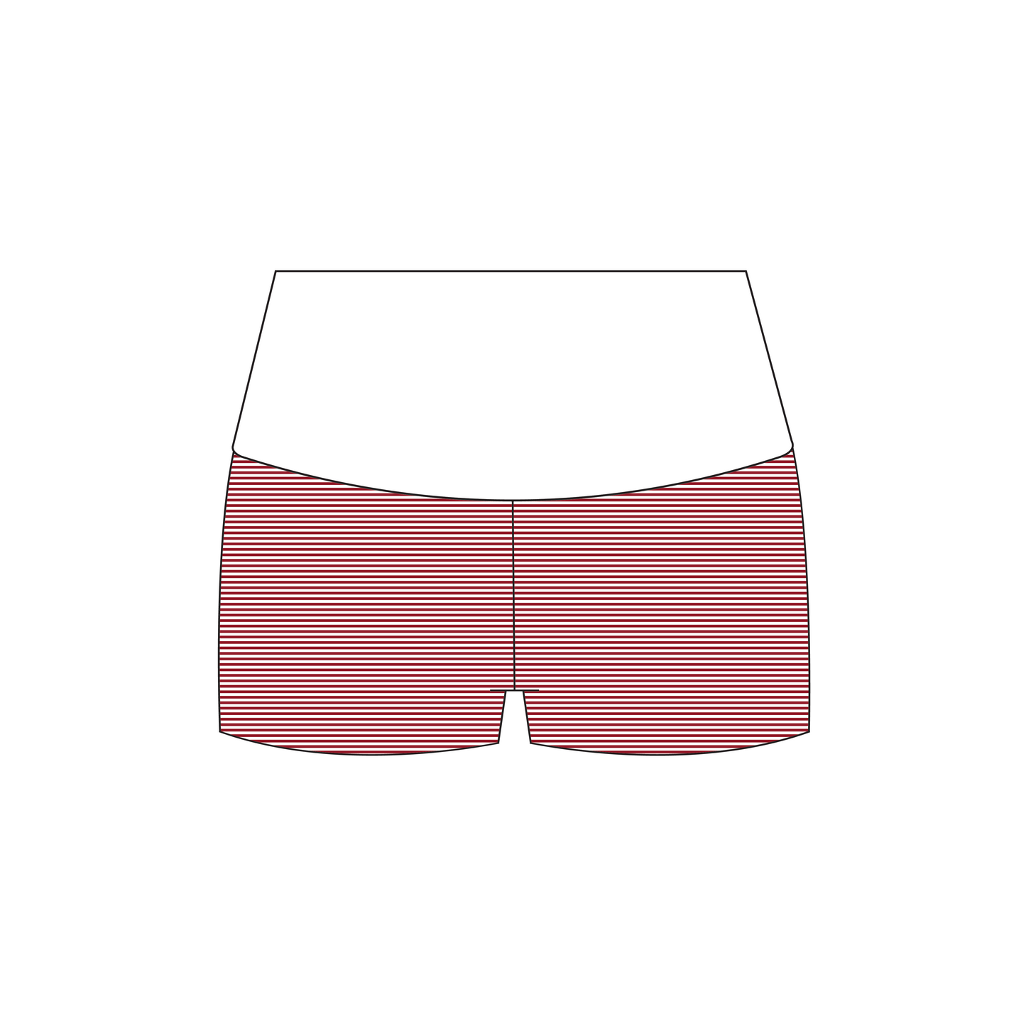 University of Maine x Chi Omega 'Fall Merch' Haven Foldover Shorts