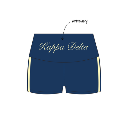 University of Michigan Ann Arbor x Kappa Delta 'Gameday 2026' Haven Foldover Shorts