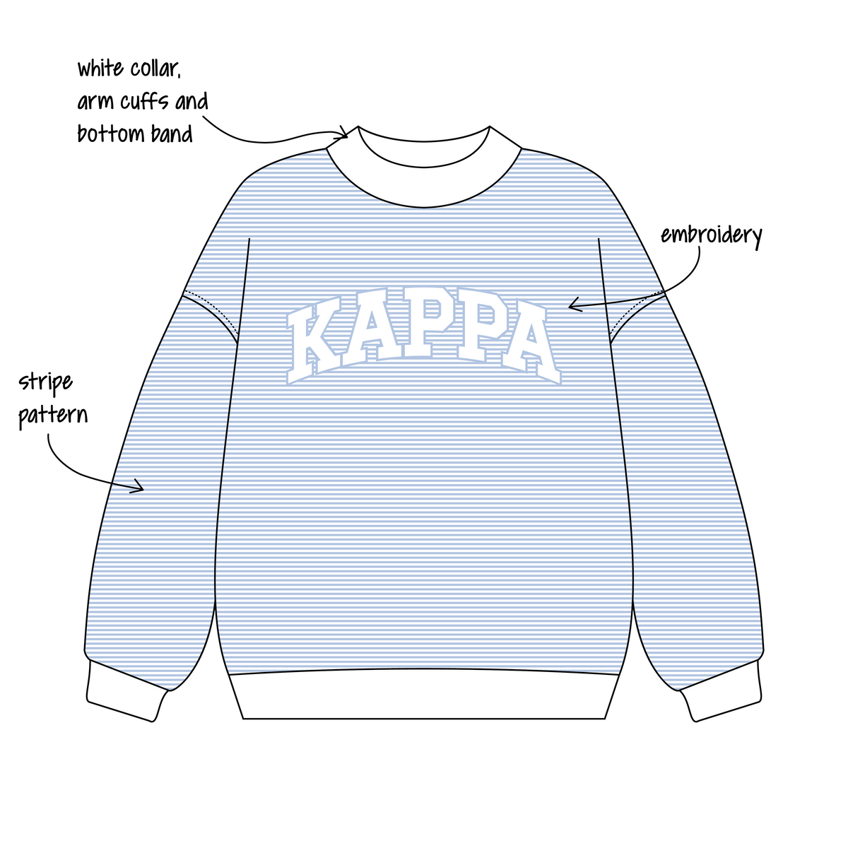 University of Iowa x Kappa Kappa Gamma 'Fall Merch Launch' Signature Mockneck