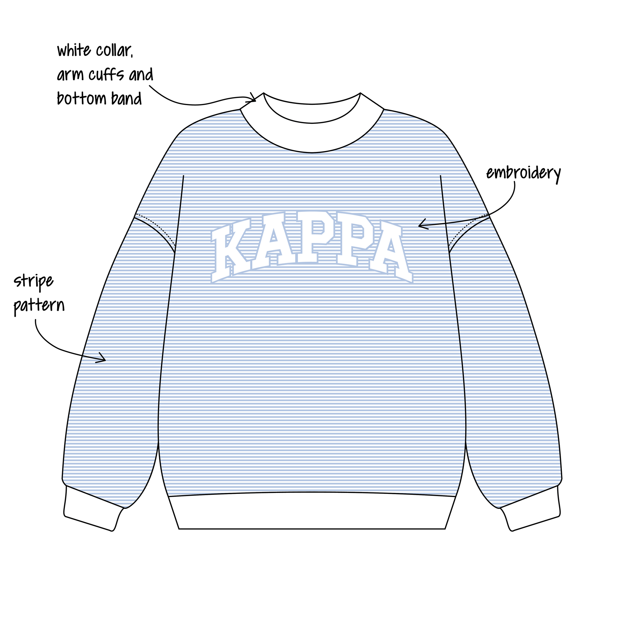 University of Iowa x Kappa Kappa Gamma 'Fall Merch Launch' Signature Mockneck