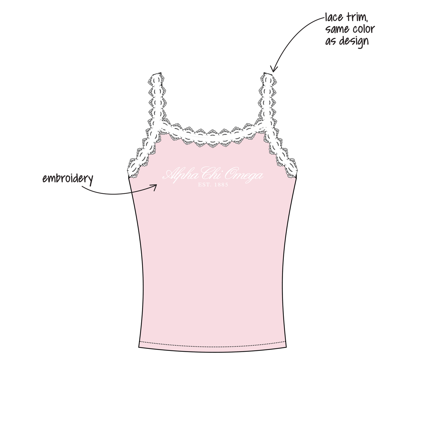 University of Minnesota Twin Cities x Alpha Chi Omega 'Bid Day 2026' Evie Tank Top