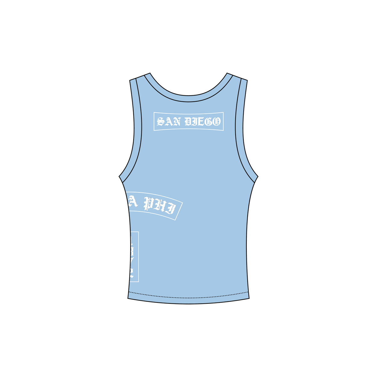 San Diego State University x Alpha Phi 'First Day Of Class' Nova Tank Top