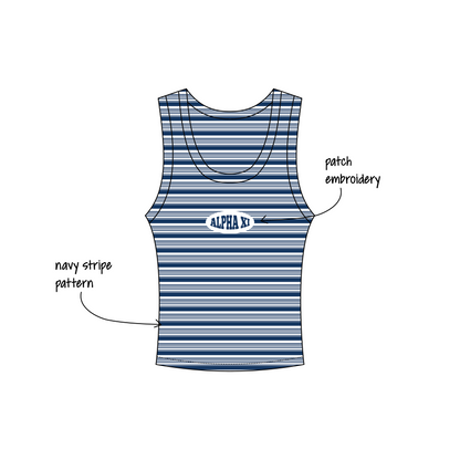 Purdue University (West Lafayette) x Alpha Xi Delta 'PR Week' Nova Tank Top