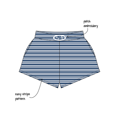 Purdue University (West Lafayette) x Alpha Xi Delta 'PR Week' Ferbie Sweatshorts