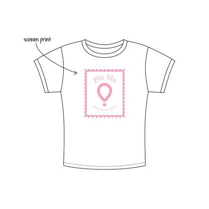 Rutgers University (New Brunswick) x Phi Mu 'Fall Recruitment' Charlie Baby Tee