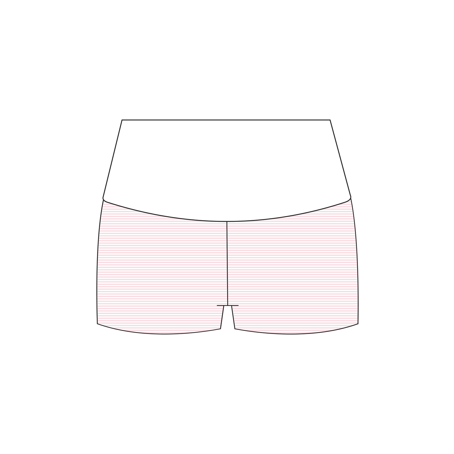Johns Hopkins University x Phi Mu 'Fall Merch' Haven Foldover Shorts