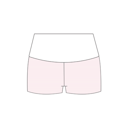 Johns Hopkins University x Phi Mu 'Fall Merch' Haven Foldover Shorts