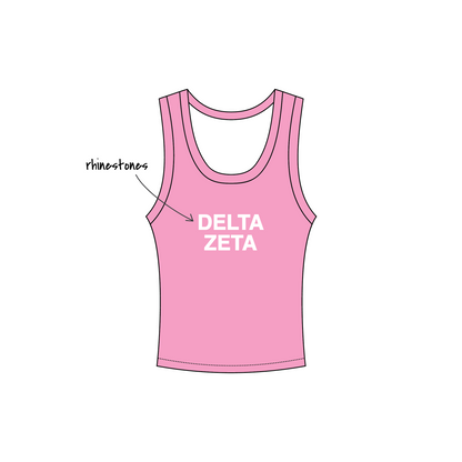 California State University, Long Beach x Delta Zeta 'Fall Recruitment' Nova Tank Top