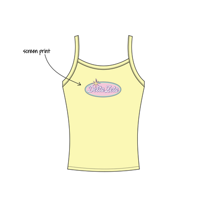 California State University, Long Beach x Delta Zeta 'Fall Recruitment' Evie Tank Top