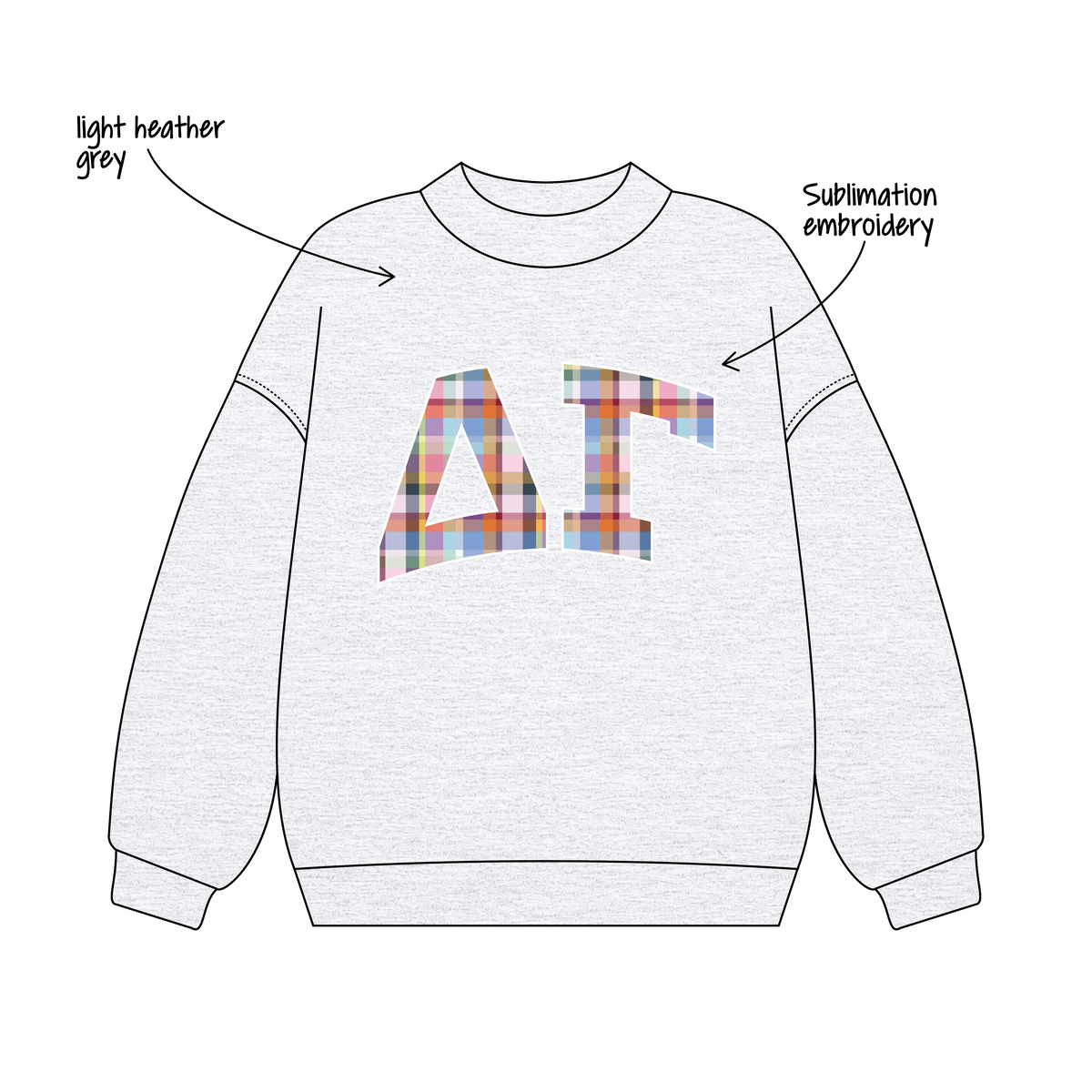 University of Mississippi (Ole Miss) x Delta Gamma 'First drop' Signature Mockneck