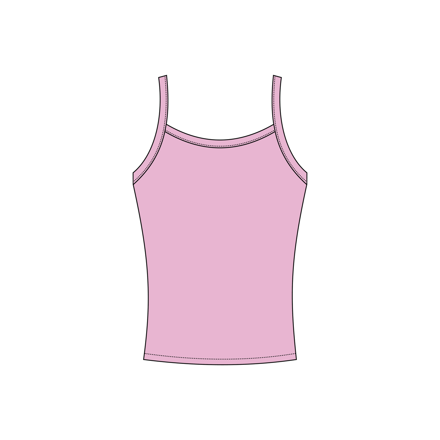 California State University, Long Beach x Delta Zeta 'Bid Day' Evie Tank Top