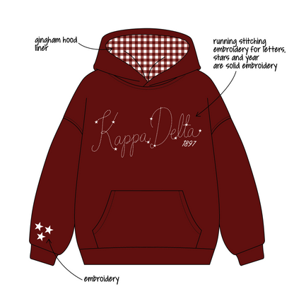 University of Michigan x Kappa Delta 'Barn Dance' Signature Hoodie