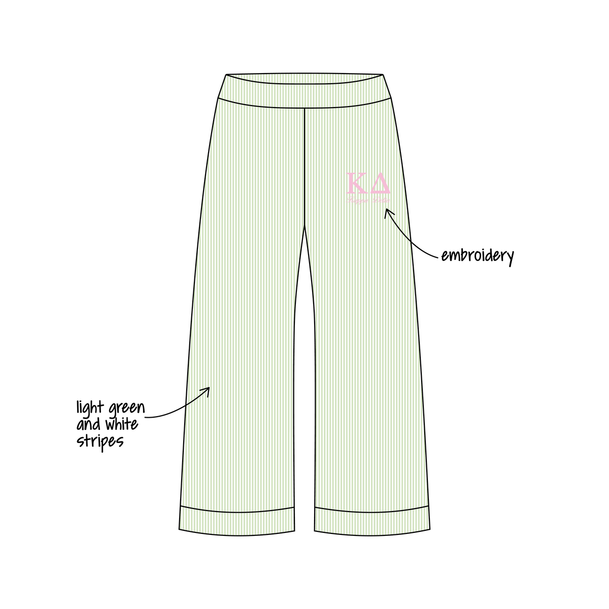 University of Michigan x Kappa Delta 'Recruitment' Signature Pajama Pants