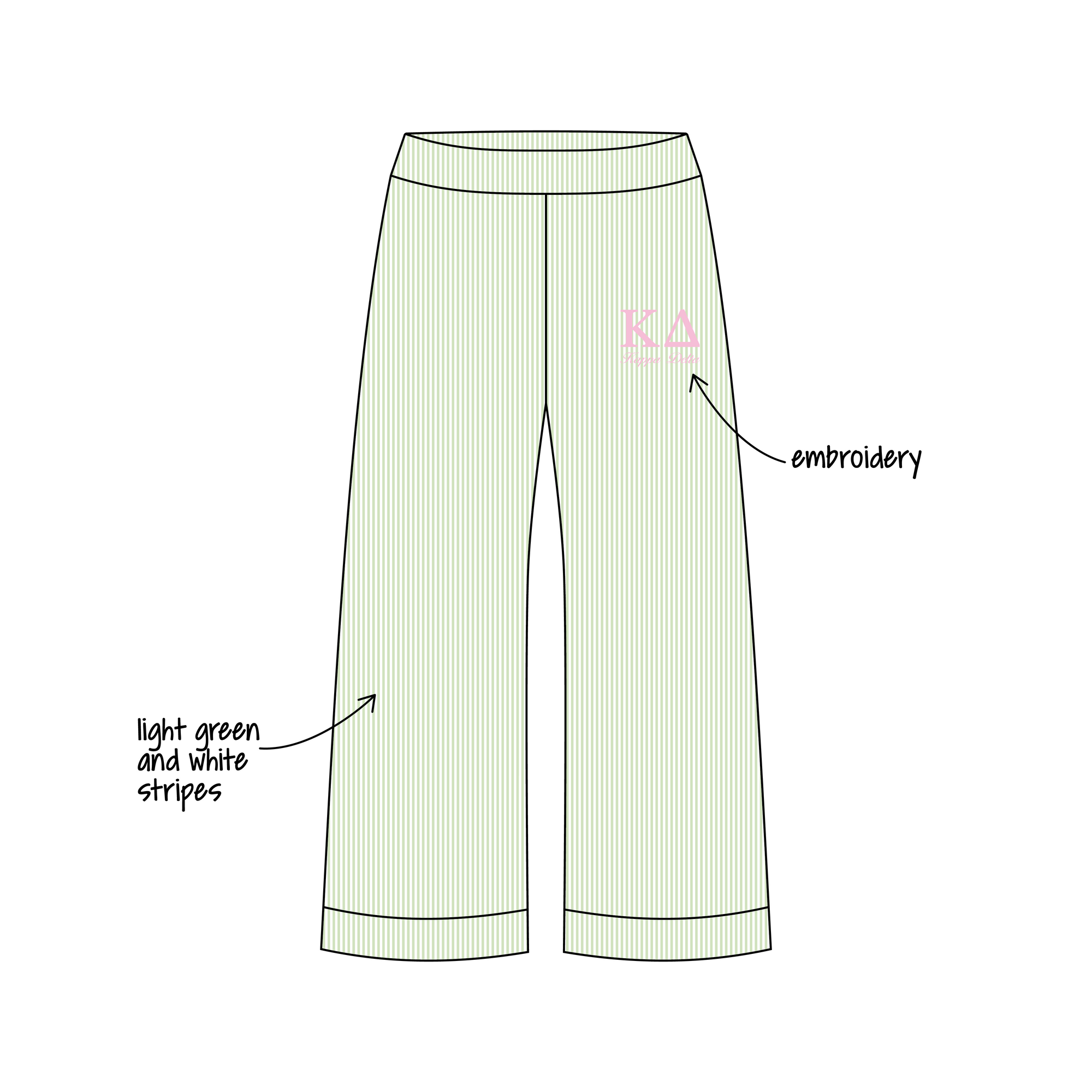 University of Michigan x Kappa Delta 'Recruitment' Signature Pajama Pants