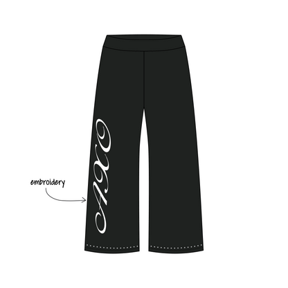 Baylor University x Alpha Chi Omega 'PR' Jagger Wide-Leg Sweatpants
